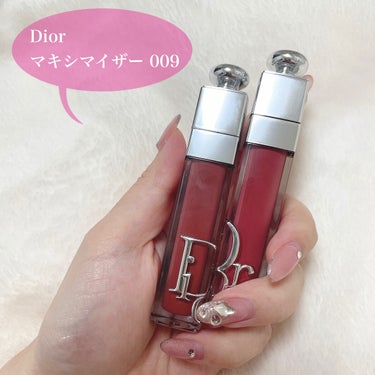 ディオール アディクト リップ マキシマイザー 009インテンス ローズウッド/Dior/リップグロスを使ったクチコミ（2枚目）