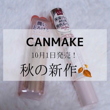 10月1日発売 CANMAKE 秋の新商品！
ステイオンバームルージュ 16
メルティールミナスルージュ04

先行でショップに並んでおりました！
プチプラからも秋の新色続々出てますね〜！

今回購入し