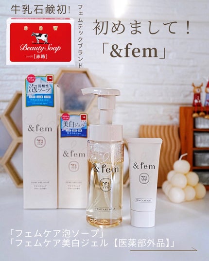 アンドフェム フェムケア泡ソープ/&fem/デリケートゾーンケアを使ったクチコミ(1枚目)