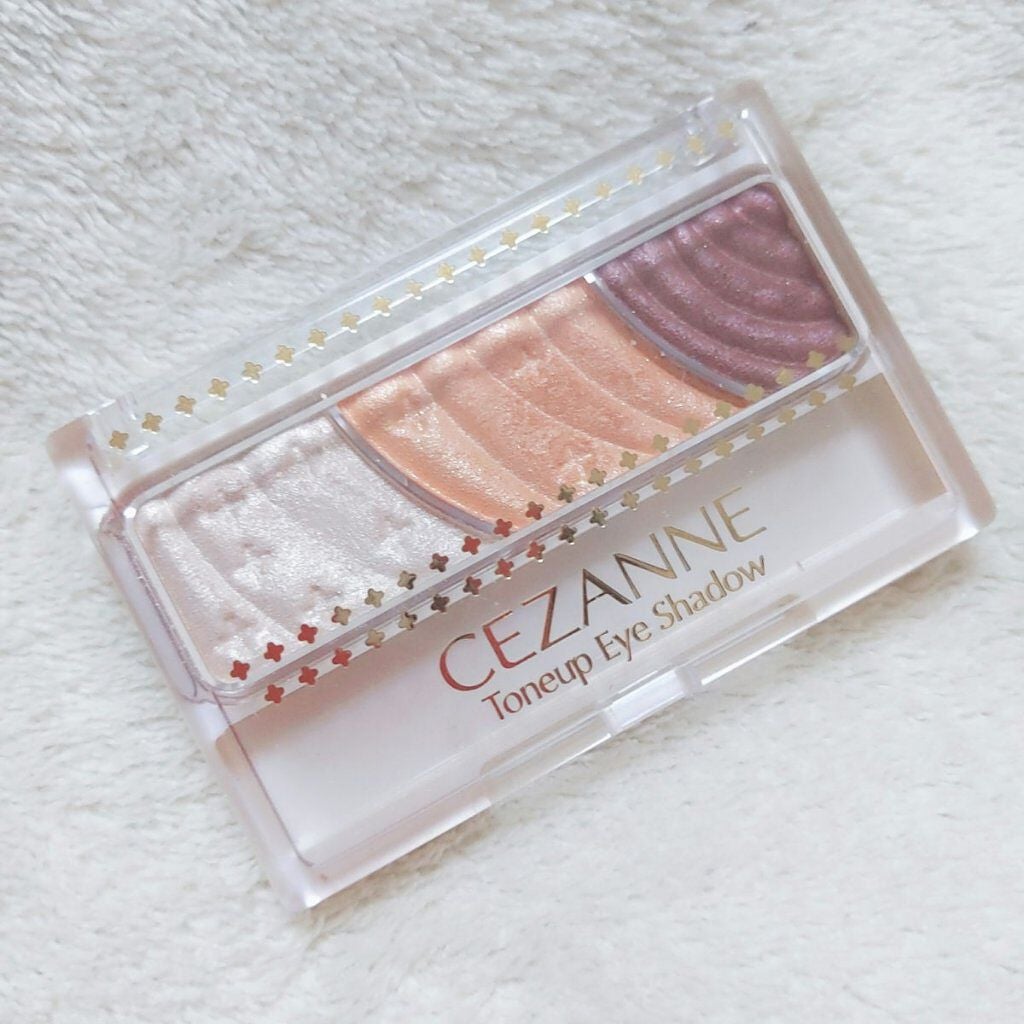 トーンアップアイシャドウ/CEZANNE/アイシャドウパレットを使ったクチコミ(1枚目)