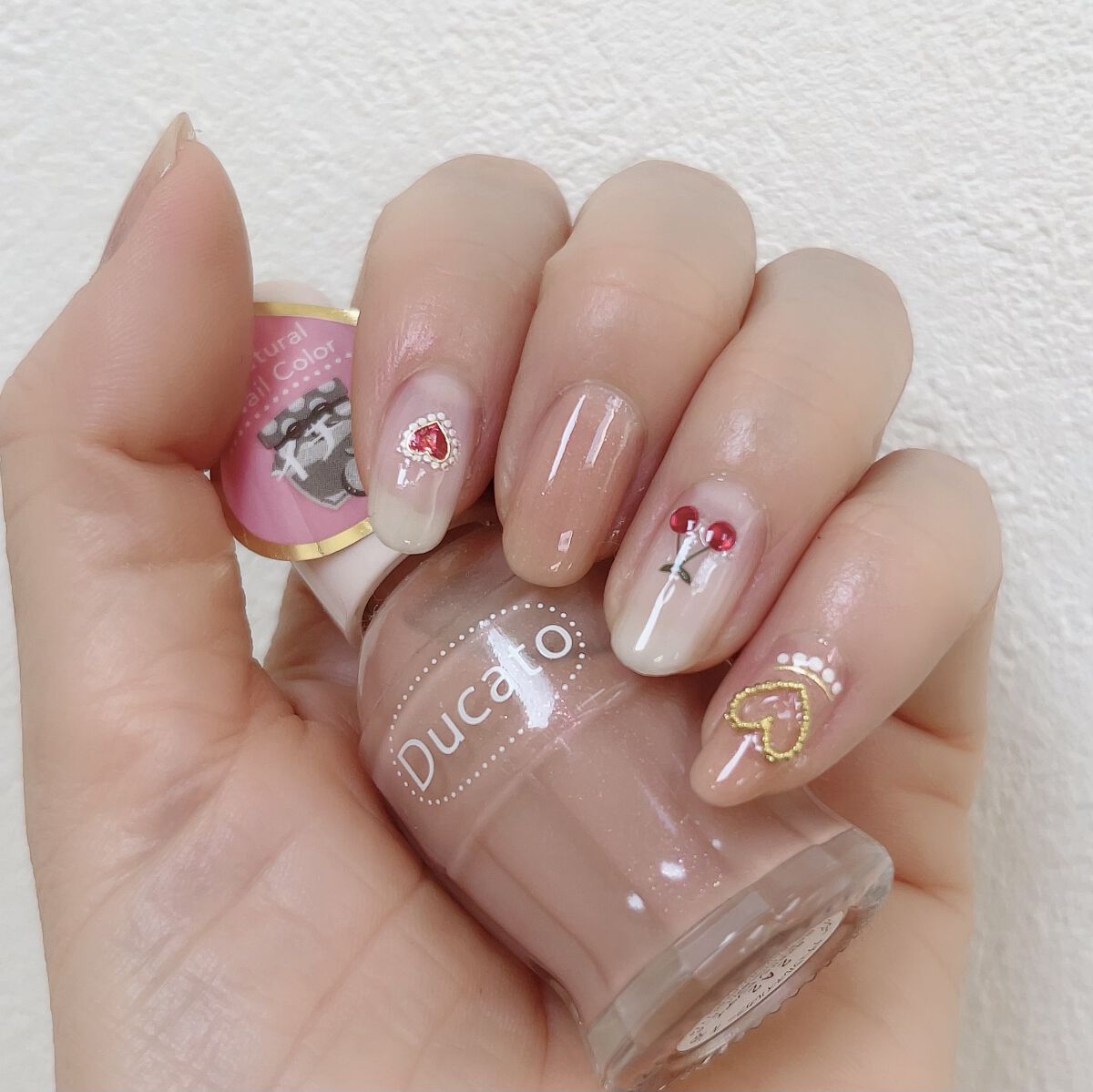 ナチュラルネイルカラーN 149 イチゴ /デュカート/マニキュアを使ったクチコミ（1枚目）