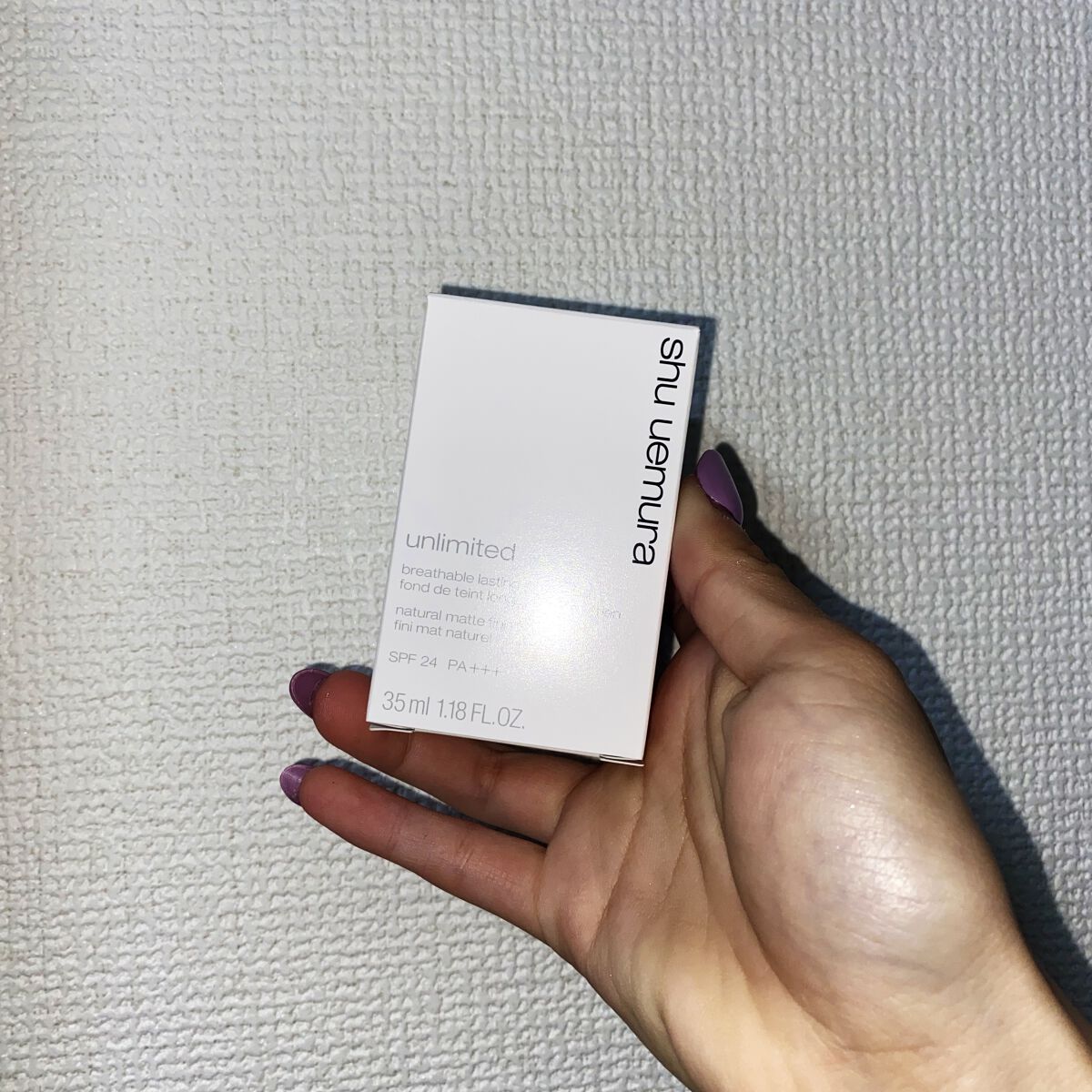 （旧）アンリミテッド ラスティング フルイド/shu uemura/リキッドファンデーションを使ったクチコミ（1枚目）