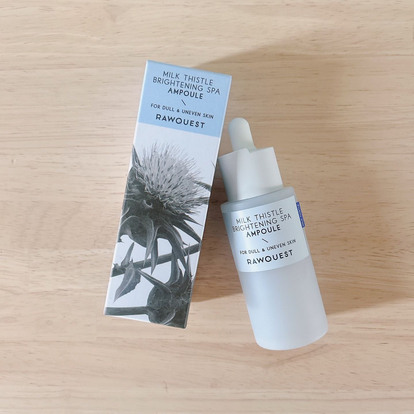 ミルクシスルブライトニングスパ アンプル/RAWQUEST/美容液を使ったクチコミ（1枚目）