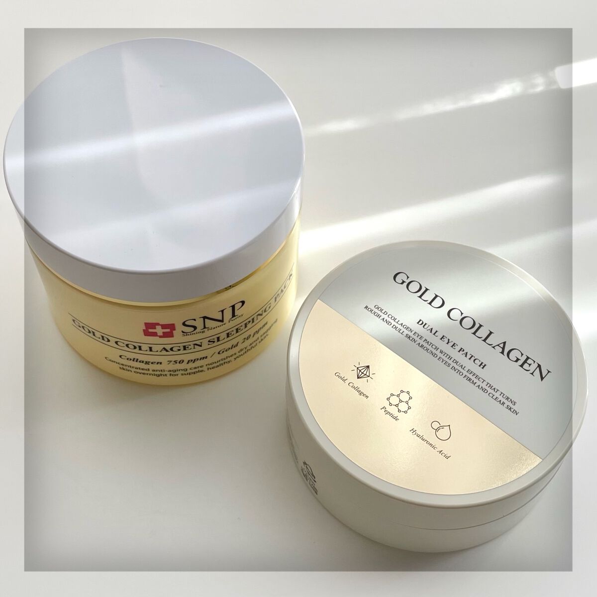 GOLD COLLAGEN DUAL EYE PATCH/SNP/アイケア・アイクリームを使ったクチコミ（1枚目）