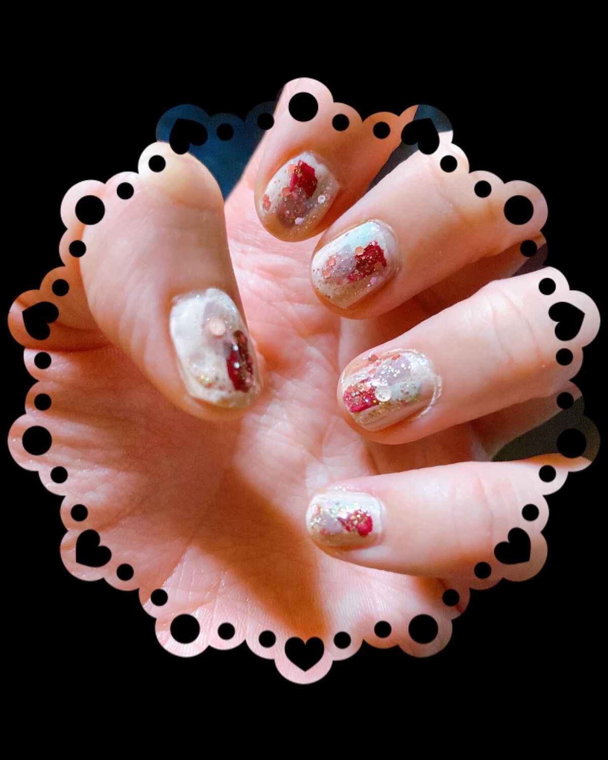 ネールズ N RD610/インテグレート/マニキュアを使ったクチコミ（1枚目）