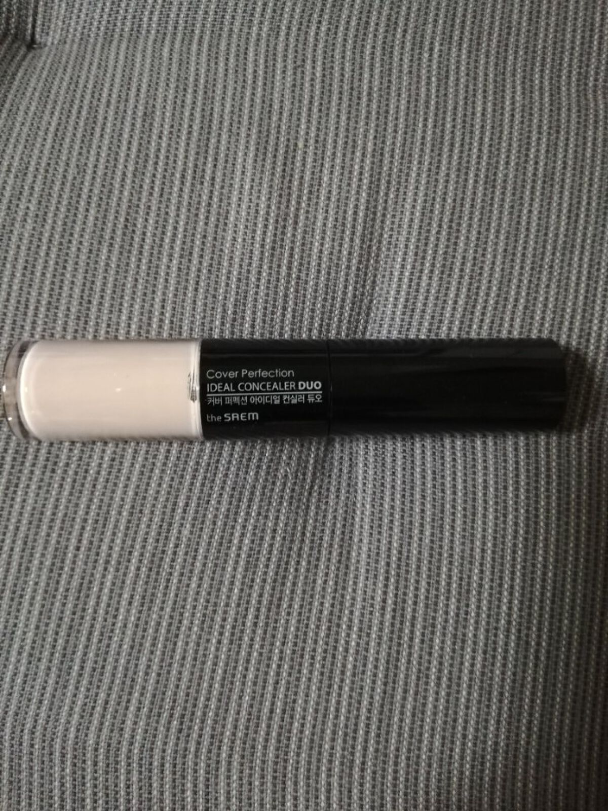 カバーパーフェクション アイディールコンシーラー デュオ 1.5ナチュラルベージュ/the SAEM/スティックコンシーラーを使ったクチコミ（1枚目）