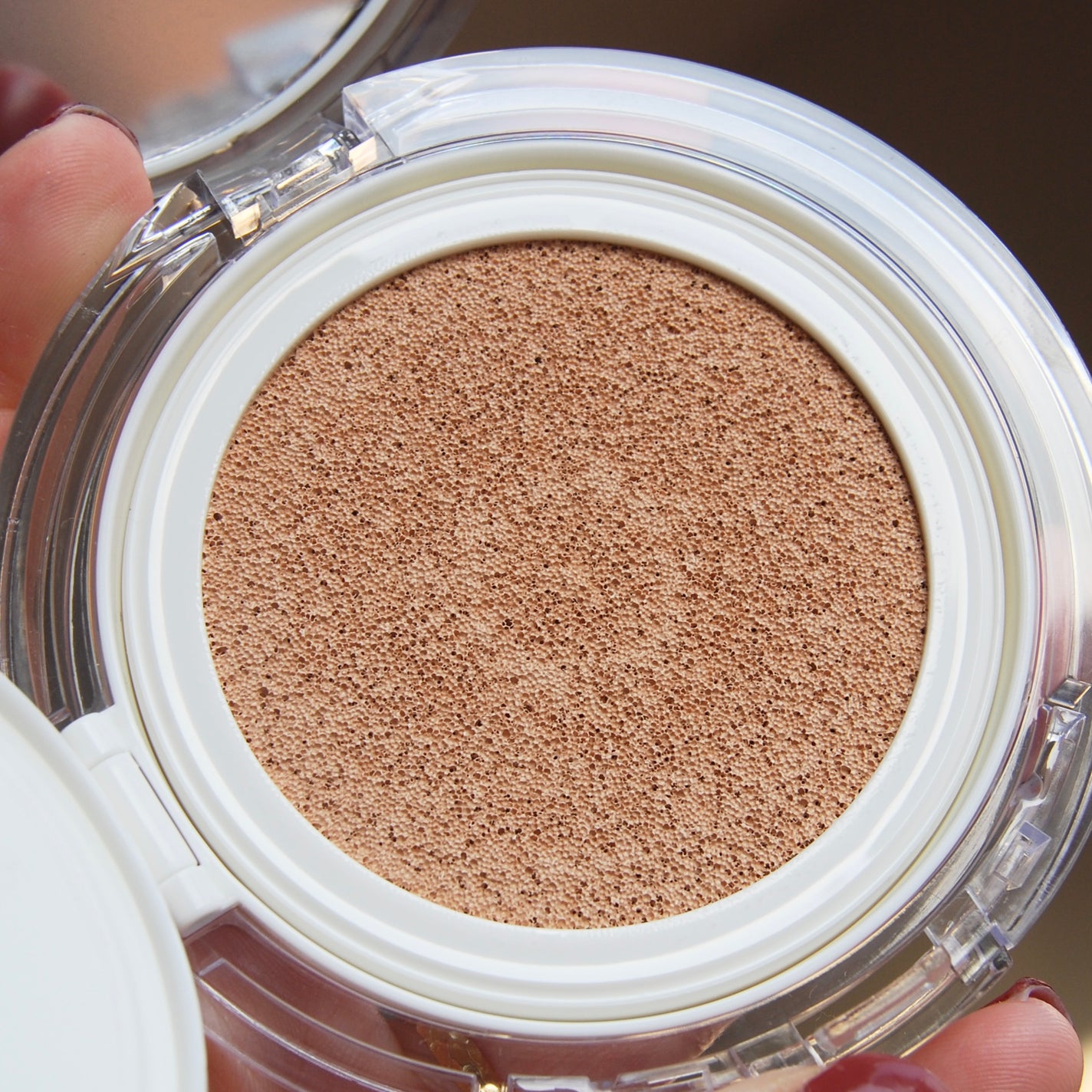 デューイーラスティングクッション/THE FACE SHOP/クッションファンデーションを使ったクチコミ(2枚目)