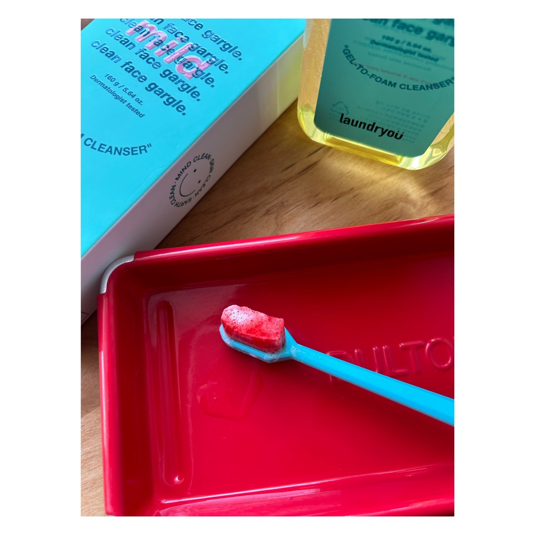 clean face gargle gel foam cleanser/laundryou/その他洗顔料を使ったクチコミ（3枚目）