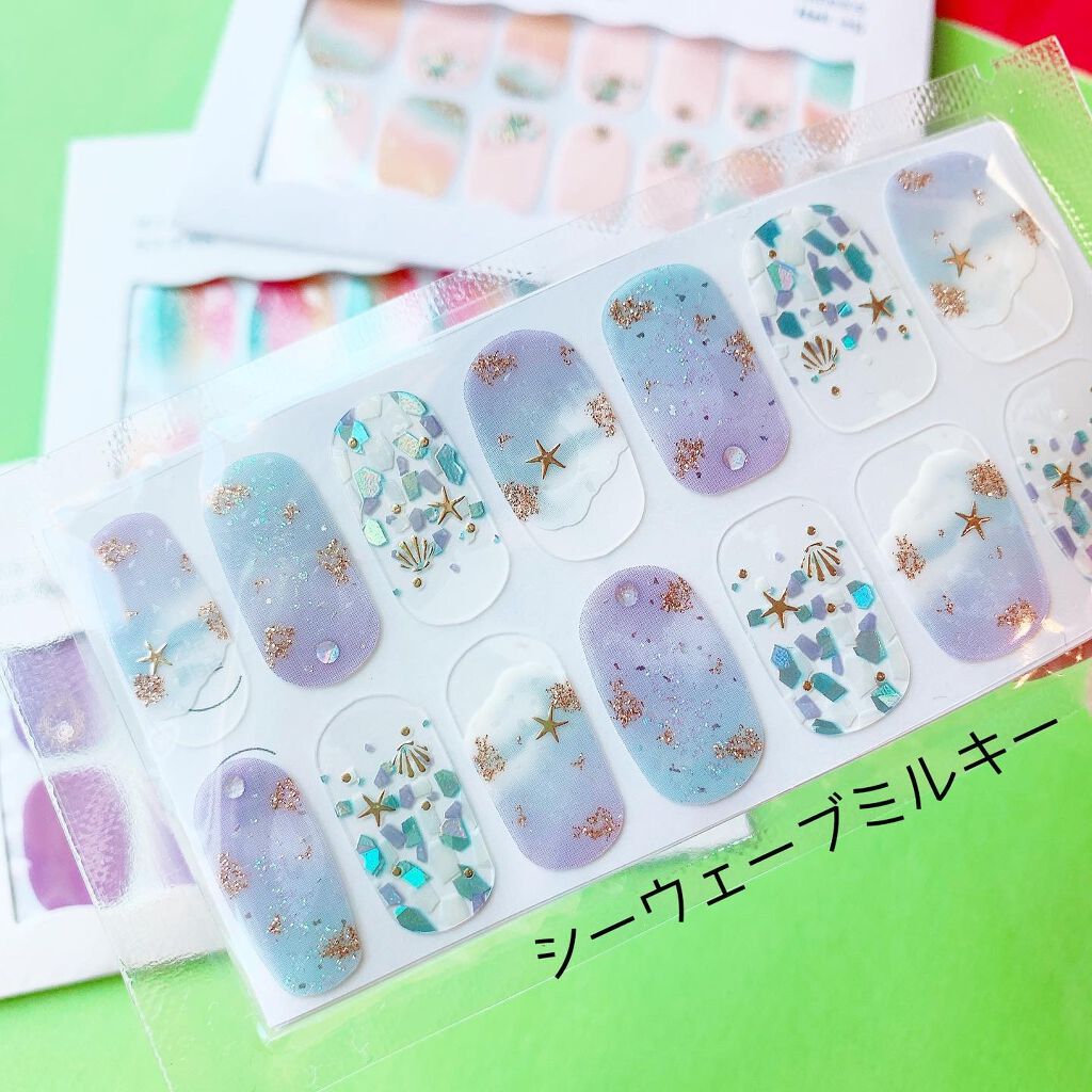 ネイルフィット ジェルネイルシール/GELATO FACTORY/ネイルシールを使ったクチコミ（2枚目）