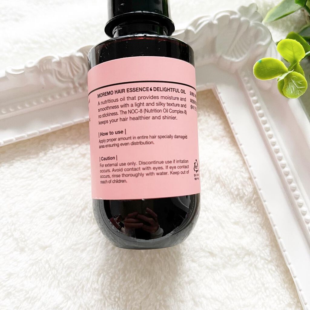 ヘアエッセンスディライトフルオイル 70ml / Hair Essence Delightful Oil 70ml/moremo/ヘアオイルを使ったクチコミ(5枚目)