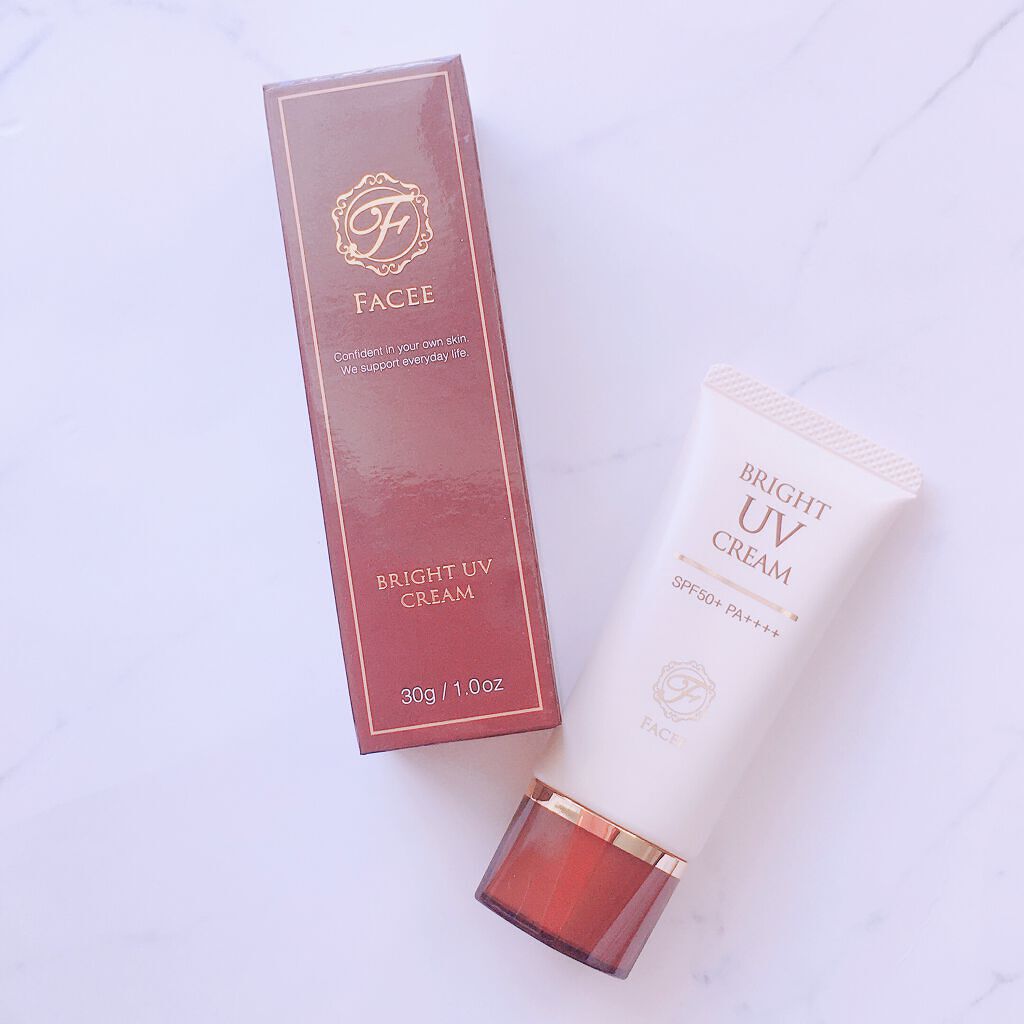 ブライトUVクリーム/Facee/日焼け止めクリームを使ったクチコミ(1枚目)
