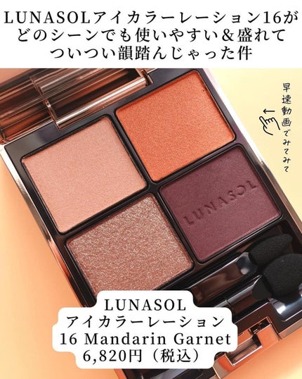 アイカラーレーション/LUNASOL/アイシャドウパレットを使ったクチコミ(2枚目)