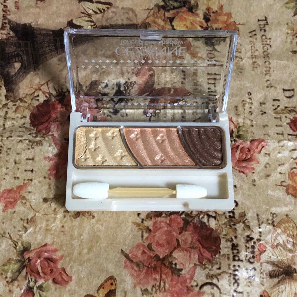 トーンアップアイシャドウ/CEZANNE/アイシャドウパレットを使ったクチコミ(2枚目)