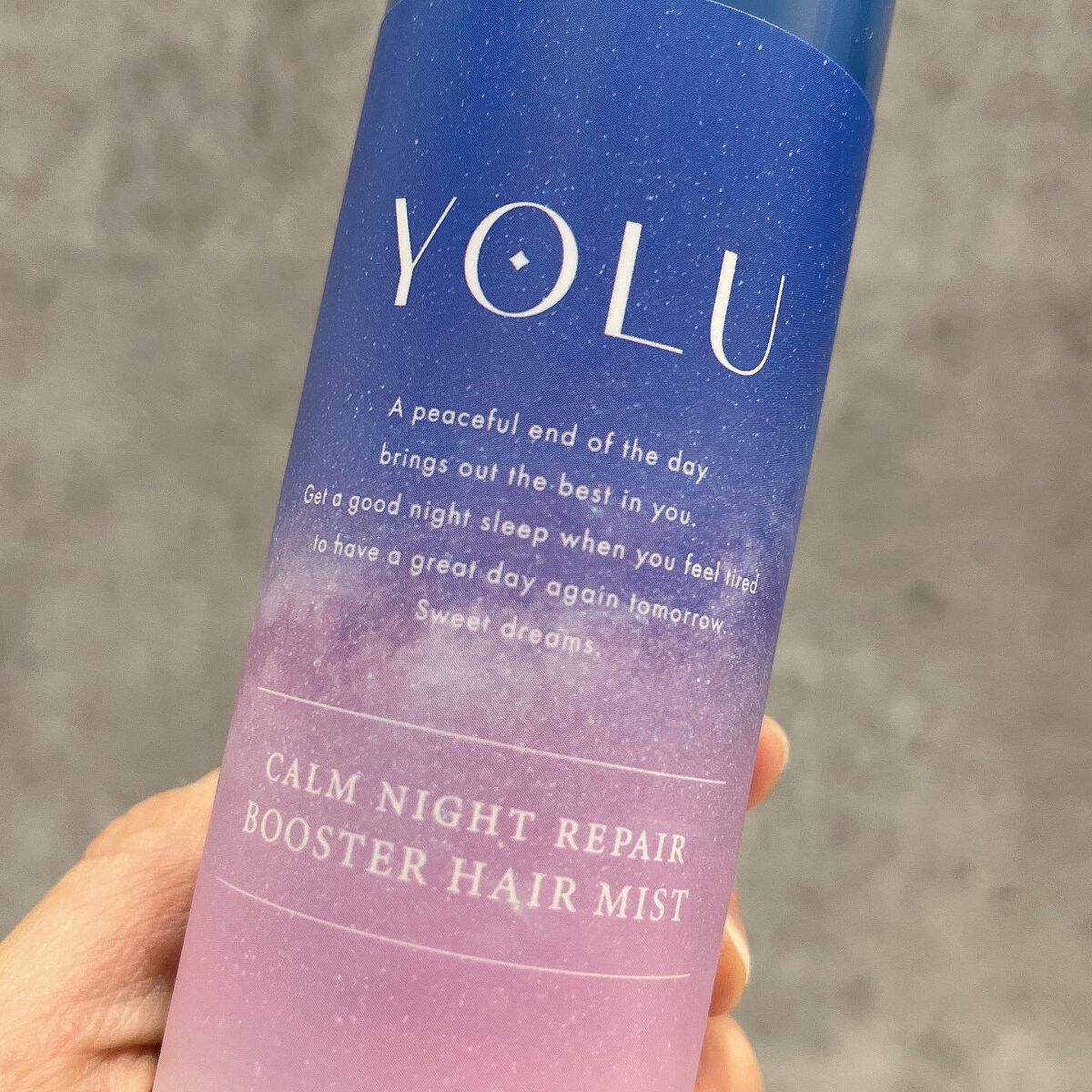 カームナイトリペアブースターヘアミスト/YOLU/プレスタイリング・寝ぐせ直しを使ったクチコミ（3枚目）