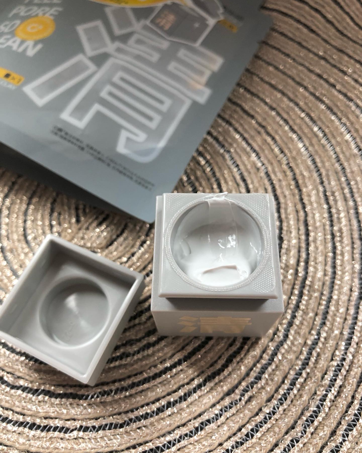 クレイパック 清 ライトグレー（しっとり）/C+/洗い流すパック・マスクを使ったクチコミ（3枚目）