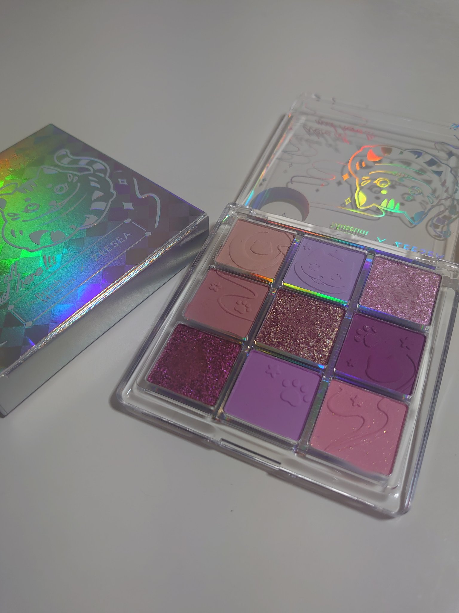 クォーツ 9色アイシャドウパレット(ドリームランドアイシャドウ) J14 タロイモクリーム/ZEESEA/アイシャドウパレットを使ったクチコミ（1枚目）