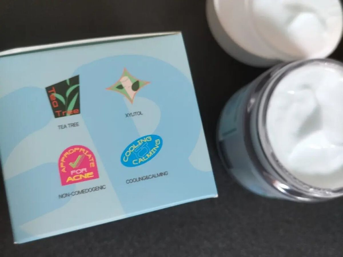 ティーツリーキシリトールウォータージェットクリーム/Vertty/フェイスクリームを使ったクチコミ（3枚目）