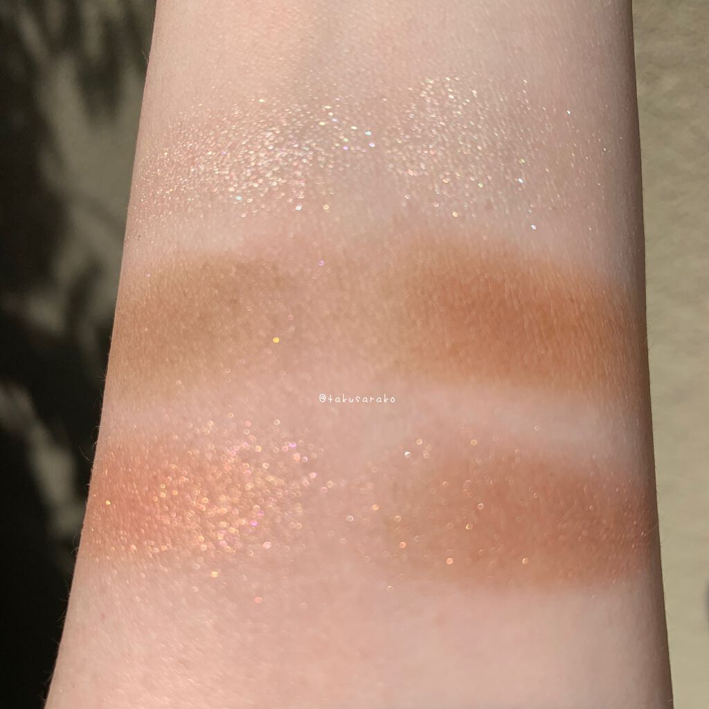 コンスピキュアス アイズ 04 ライトイエローブラウン/Amplitude/アイシャドウパレットを使ったクチコミ（3枚目）