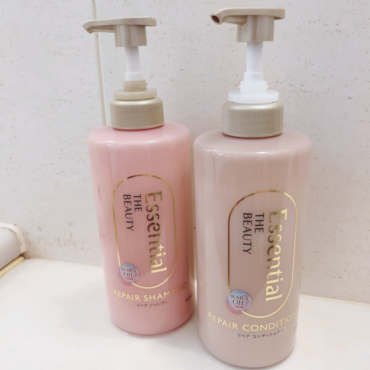 ザビューティ リペアシャンプー・コンディショナー/エッセンシャル/市販シャンプーを使ったクチコミ(1枚目)
