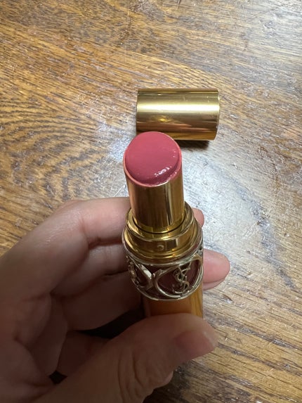 ルージュ ヴォリュプテ シャイン/YVES SAINT LAURENT BEAUTE/口紅を使ったクチコミ(2枚目)