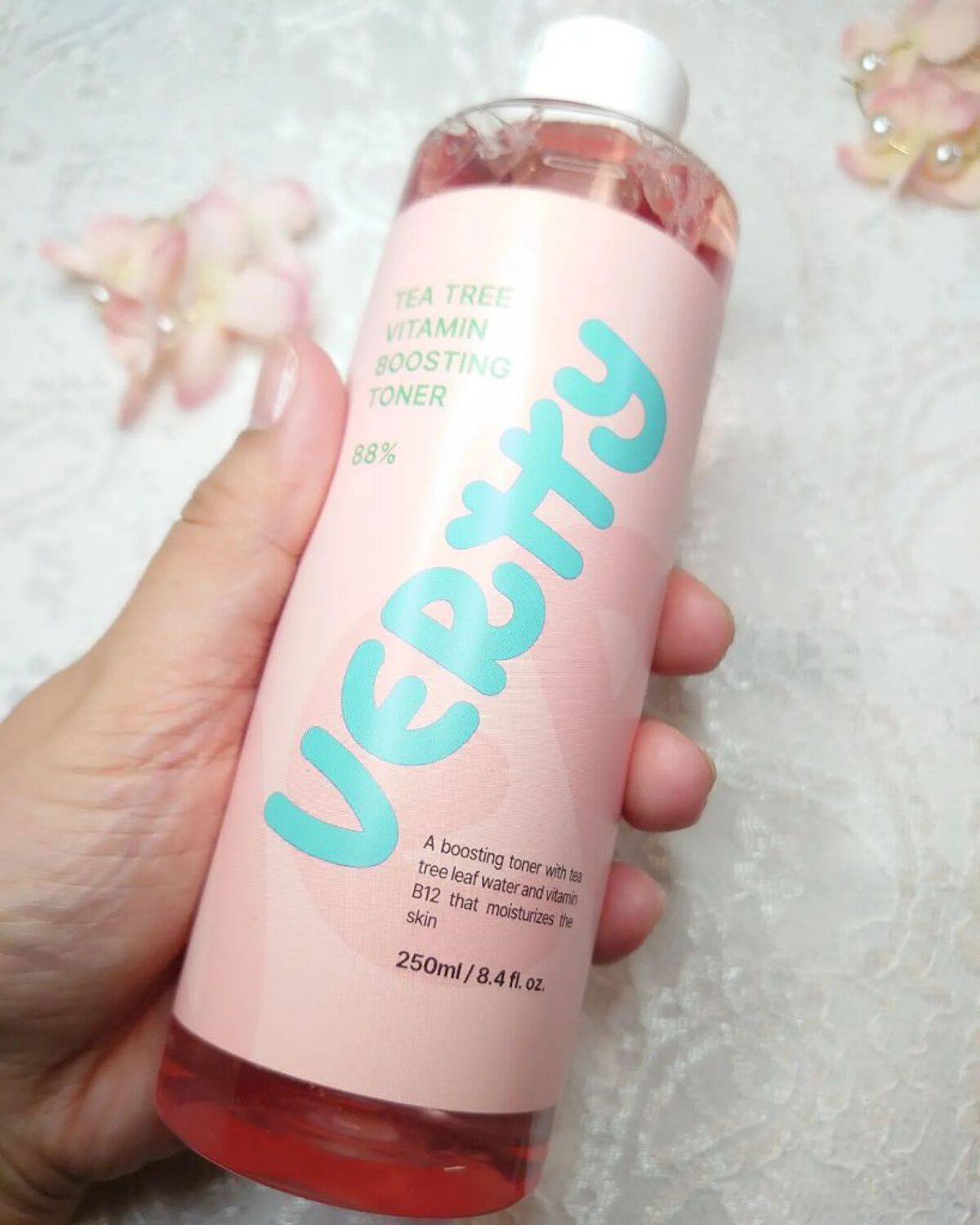 ティーツリー88%ビタミンブースティングトナー/Vertty/化粧水を使ったクチコミ（2枚目）