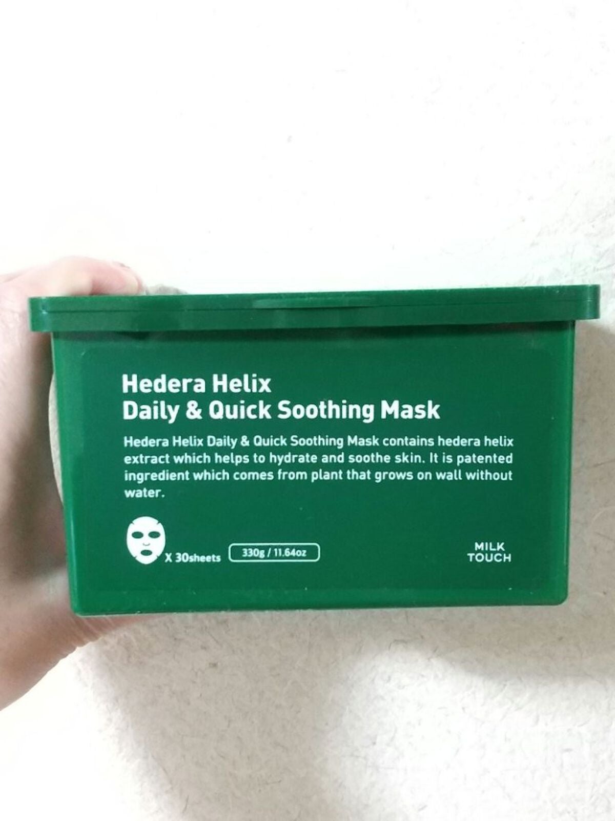 ヘデラヘリックス デイリー&クイック スージングマスク/Milk Touch/シートマスク・パックを使ったクチコミ(1枚目)