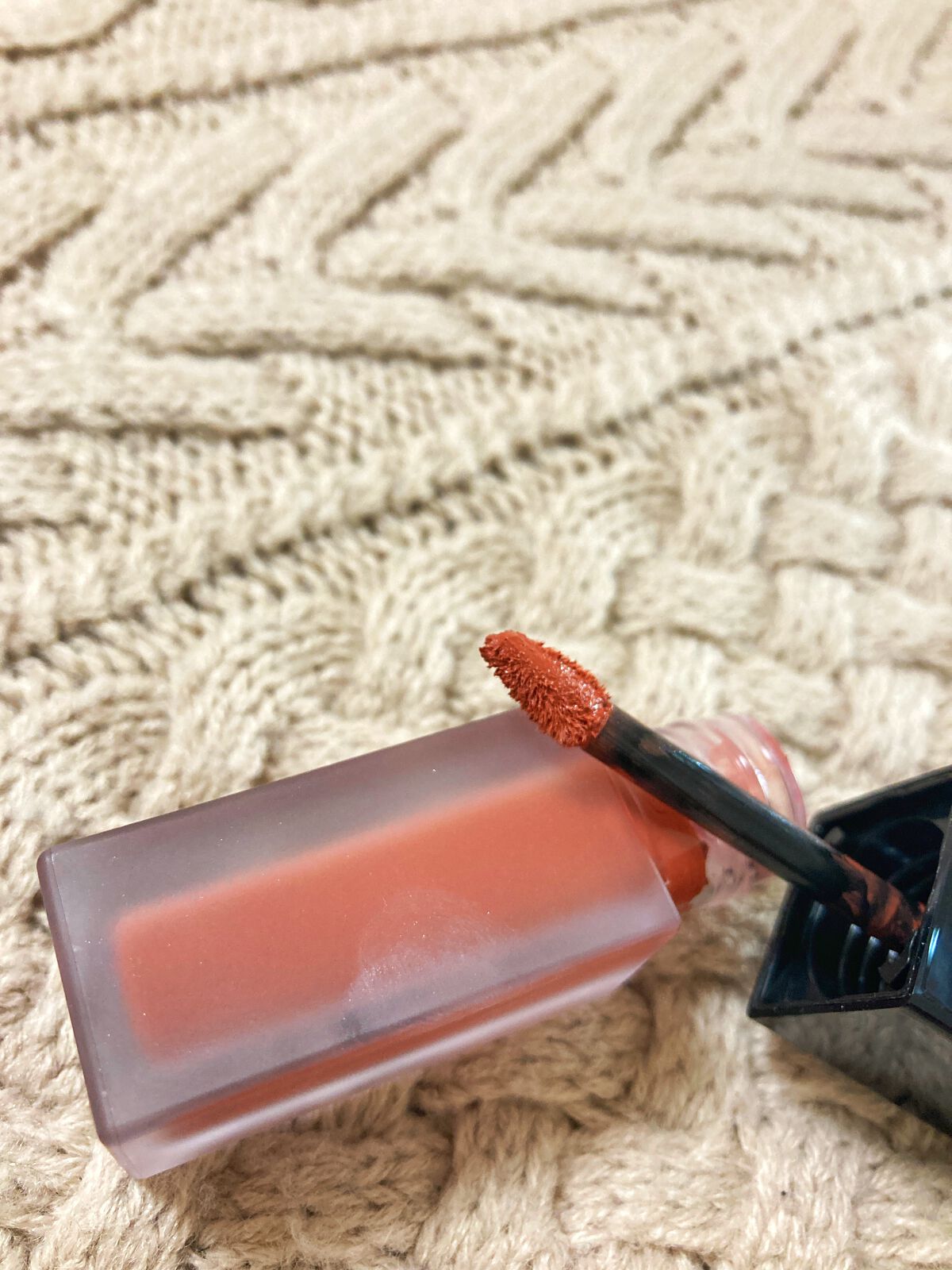 &be リキッドルージュ ヌードベージュ/＆be/口紅を使ったクチコミ（2枚目）