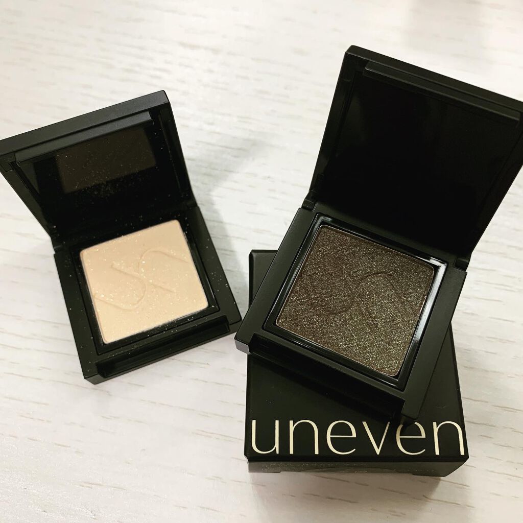 アイシャドウ クルーシャル｜unevenの口コミ「#コスメ購入品#unevenの#シングルア..」 by きゅく⁑フォロバ100(乾燥肌/30代前半)  | LIPS