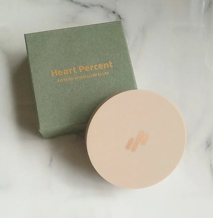ドットオンムード グロウブラッシュ/Heart Percent/パウダーチークを使ったクチコミ(3枚目)