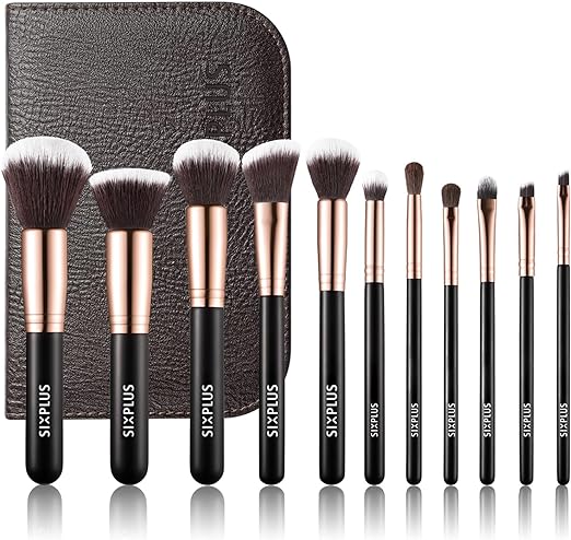 SIXPLUS 貴族のゴールドメイクブラシ11本セット