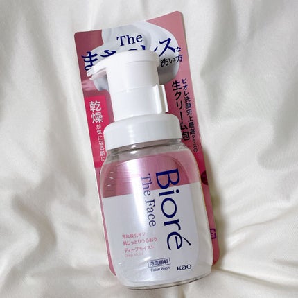 ビオレ ザフェイス 泡洗顔料 ディープモイスト/ビオレ/泡洗顔を使ったクチコミ(1枚目)