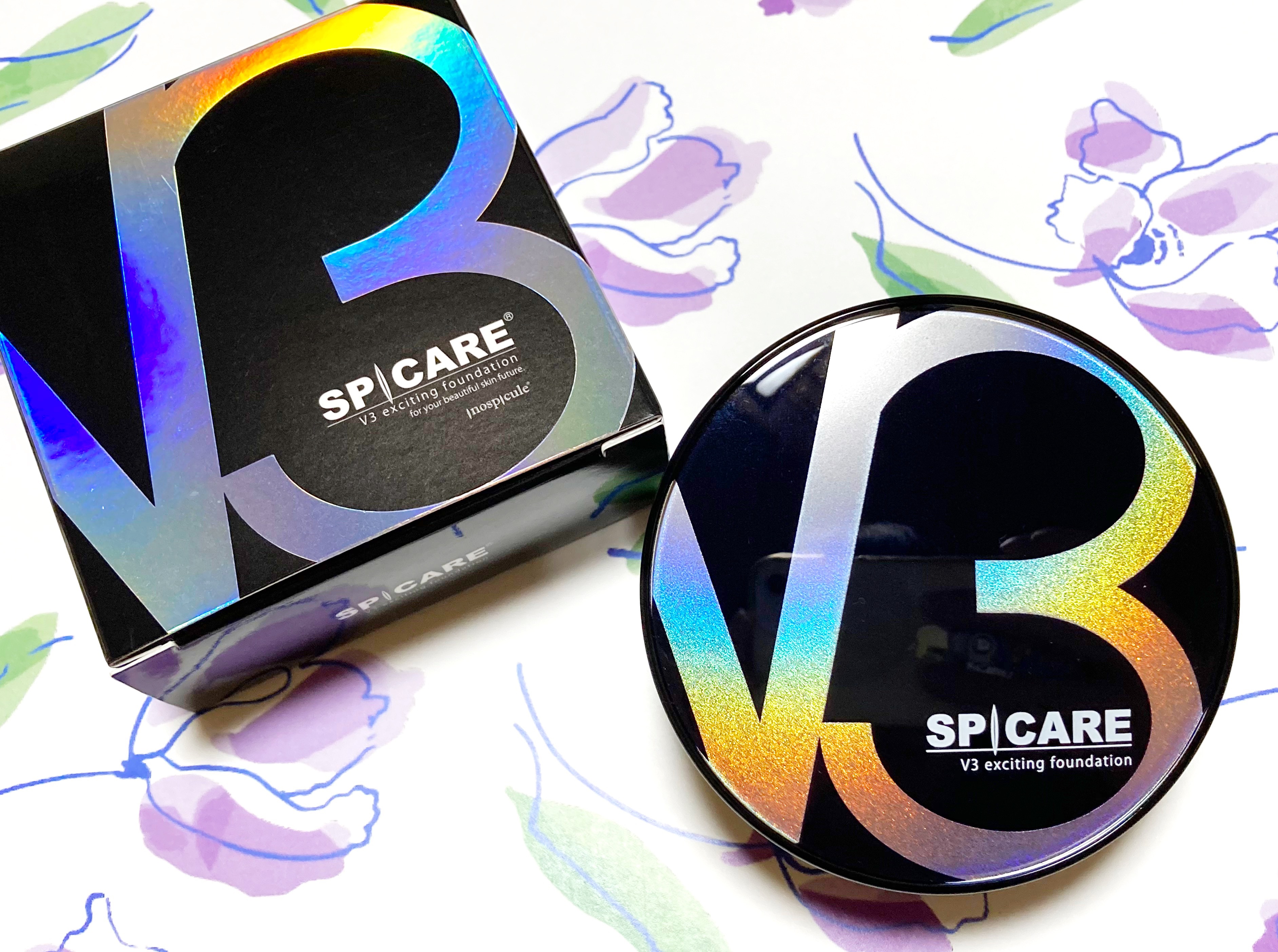 V3 エキサイティングファンデーション/SPICARE/クッションファンデーションを使ったクチコミ（1枚目）