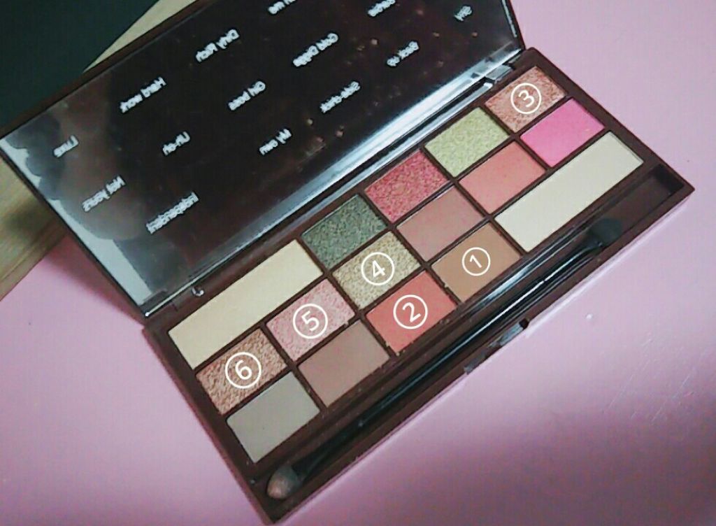アイラブチョコレート/MAKEUP REVOLUTION/アイシャドウパレットを使ったクチコミ(2枚目)