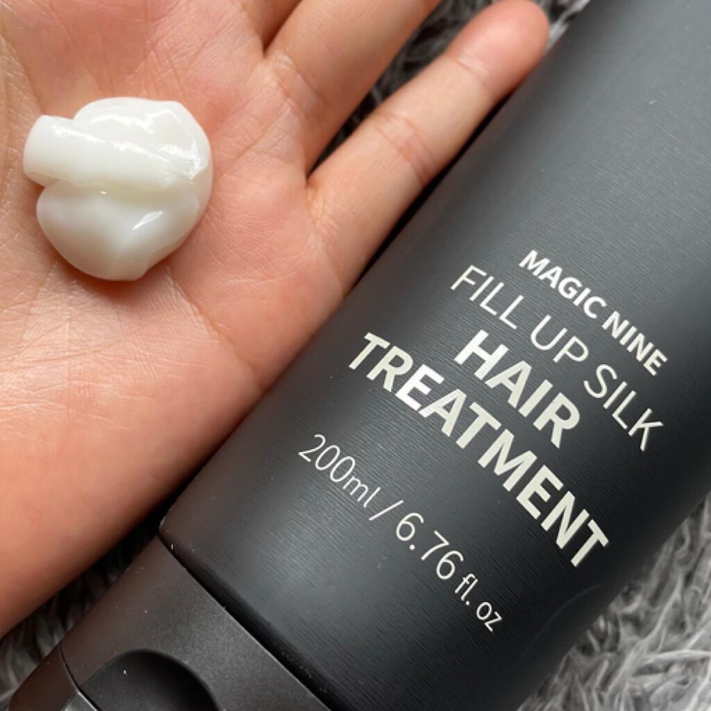 Magic Nine Fill Up Silk Hair Treatment/NINELESS/洗い流すヘアトリートメントを使ったクチコミ（3枚目）