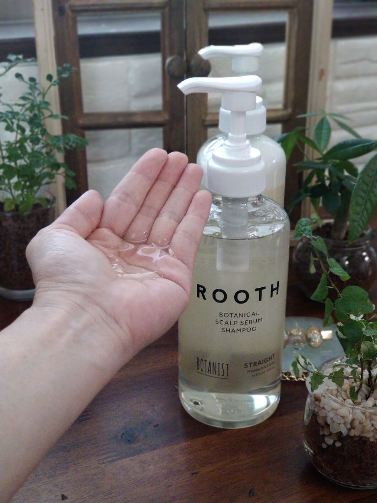 ルース ボタニカルスカルプセラム シャンプー・トリートメント（ストレート）/BOTANIST/市販シャンプーを使ったクチコミ（2枚目）