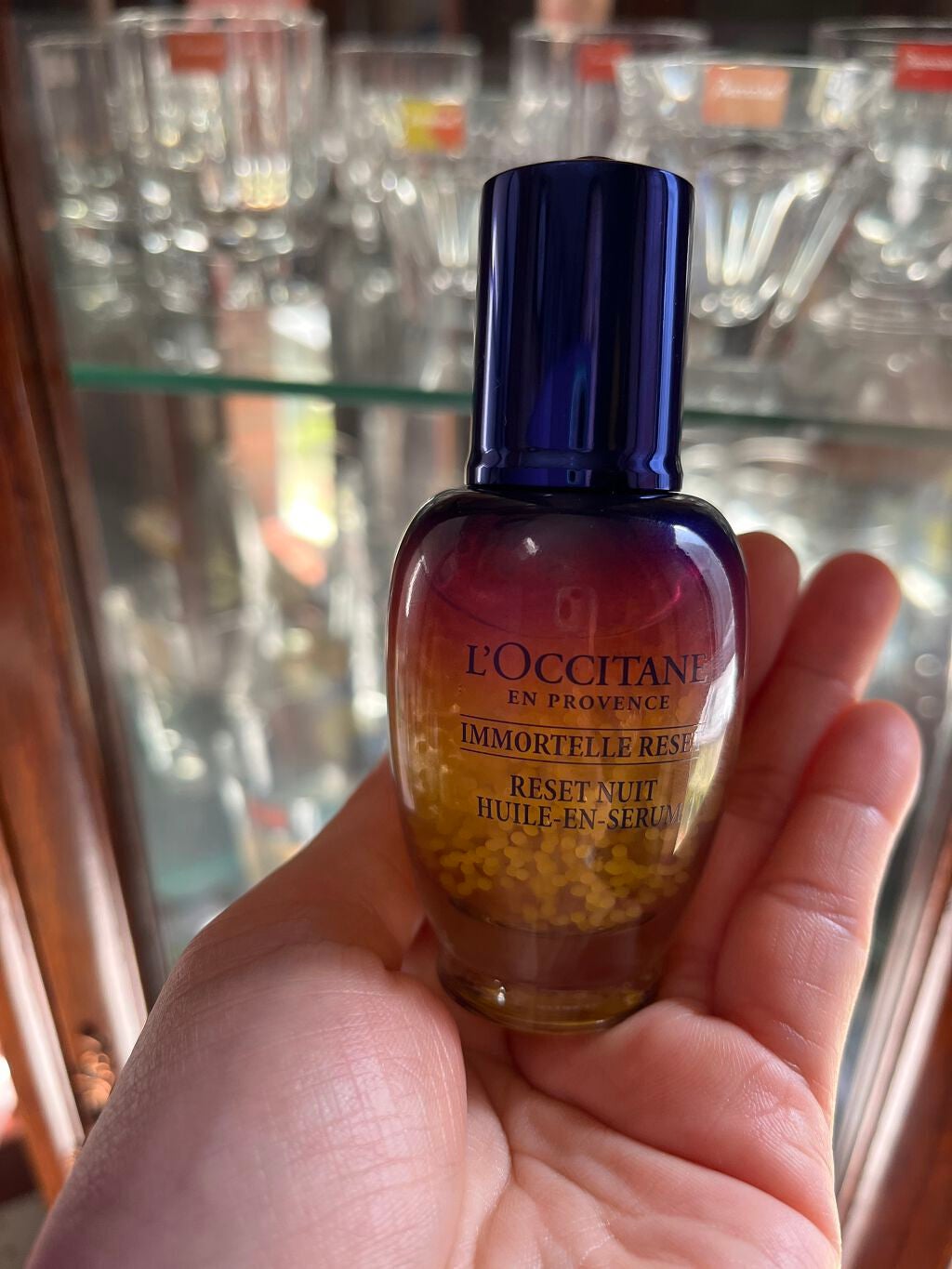 イモーテル オーバーナイトリセットセラム/L'OCCITANE/美容液を使ったクチコミ(2枚目)