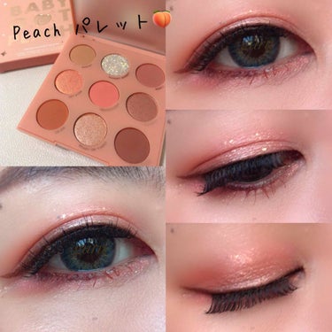 Eye Palette-Baby Got Peach /ColourPop/パウダーアイシャドウを使ったクチコミ（1枚目）