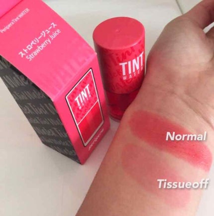 ティントウォーター/PERIPERA/口紅を使ったクチコミ(4枚目)