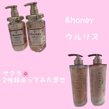 サクラ ディープモイスト シャンプー1.0/ヘアトリートメント2.0/&honey/シャンプー・コンディショナーを使ったクチコミ（1枚目）