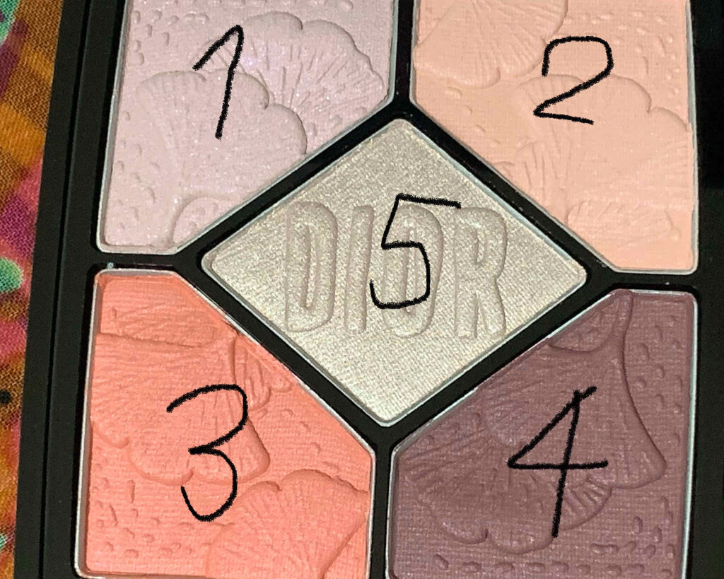 サンク クルール 717 グリーム/Dior/アイシャドウパレットを使ったクチコミ（2枚目）