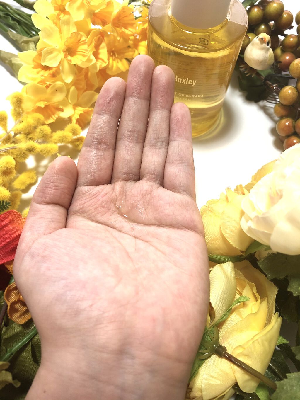 ボディオイル； モロッカンガーデナー/Huxley/ボディオイルを使ったクチコミ（2枚目）
