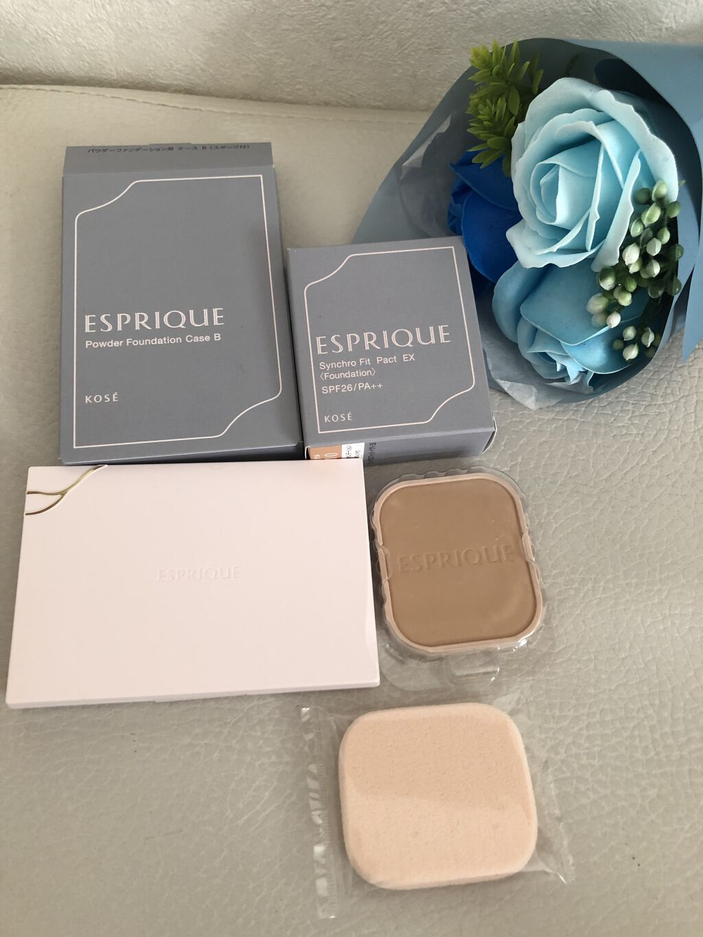 シンクロフィット パクト EX OC-410 オークル/ESPRIQUE/パウダーファンデーションを使ったクチコミ（1枚目）