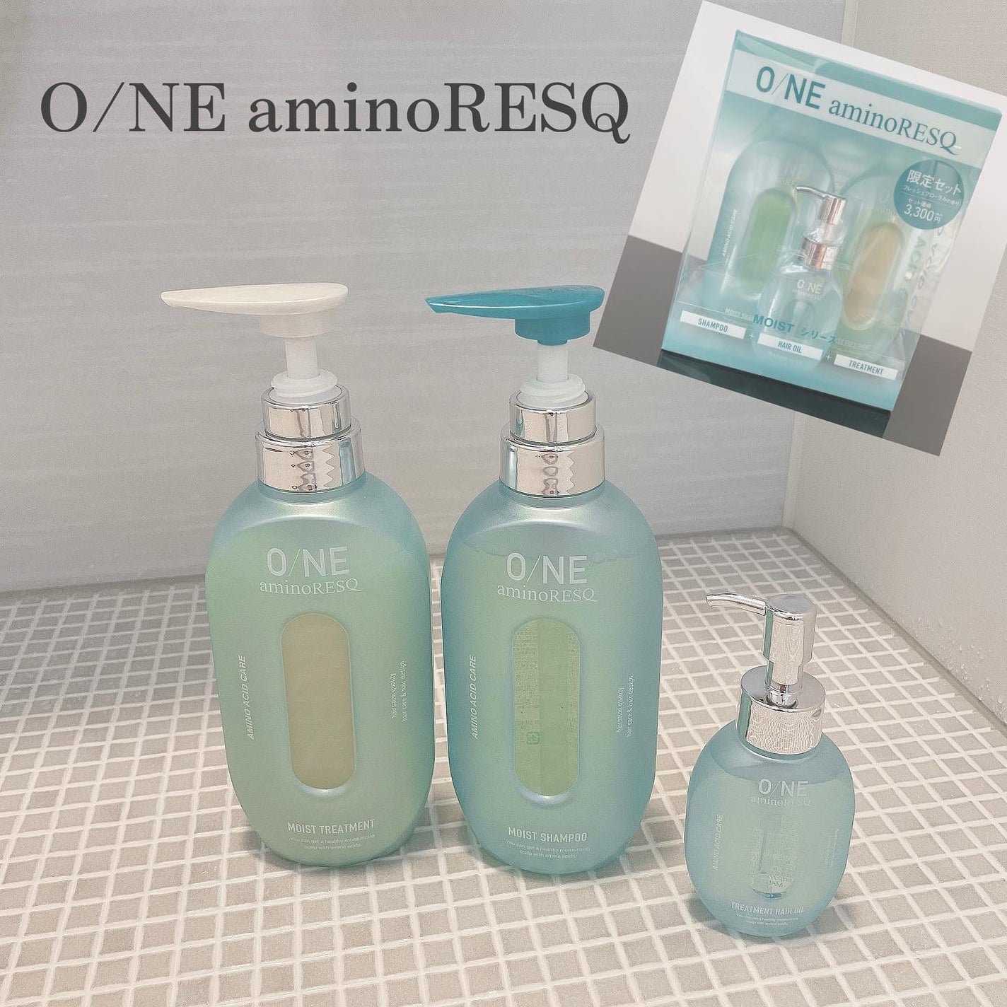 ワン アミノレスキューモイストシャンプー/トリートメント/アミノレスキュー/市販シャンプーを使ったクチコミ(1枚目)