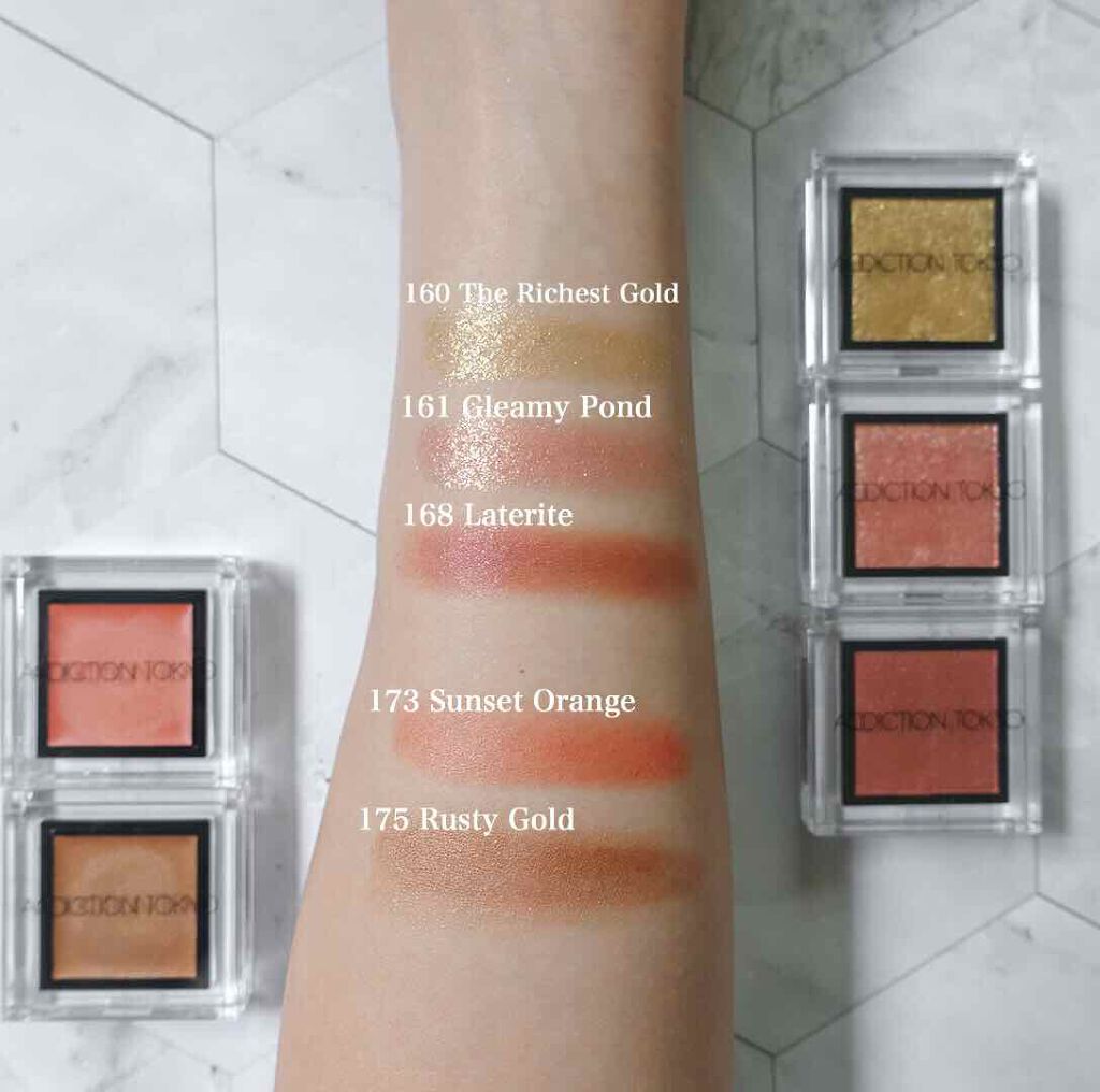 ザ アイシャドウ L 160 The Richest Gold/ADDICTION/単色アイシャドウを使ったクチコミ（1枚目）