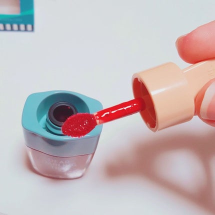 ディアダーリン ウォータージェルティント (アイスティント)/ETUDE/口紅を使ったクチコミ(2枚目)