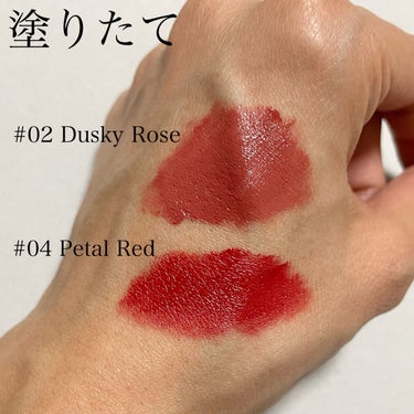 シアーマットリキッドリップ 02 Dusky Rose/thim/口紅を使ったクチコミ（3枚目）