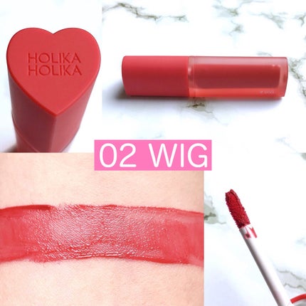 ホリカホリカ ハートクラッシュグローティントエアー/HOLIKA HOLIKA/リップティントを使ったクチコミ(4枚目)