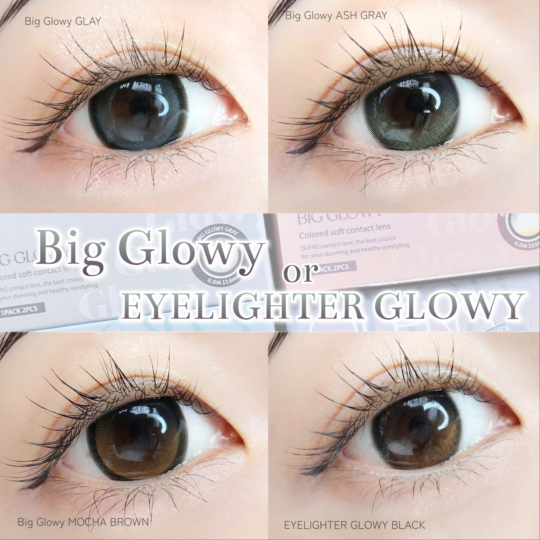 Eyelighter Glowy 1Month/OLENS/カラーコンタクトレンズを使ったクチコミ（1枚目）
