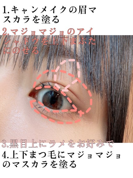 シャドーカスタマイズ/MAJOLICA MAJORCA/単色アイシャドウを使ったクチコミ(3枚目)