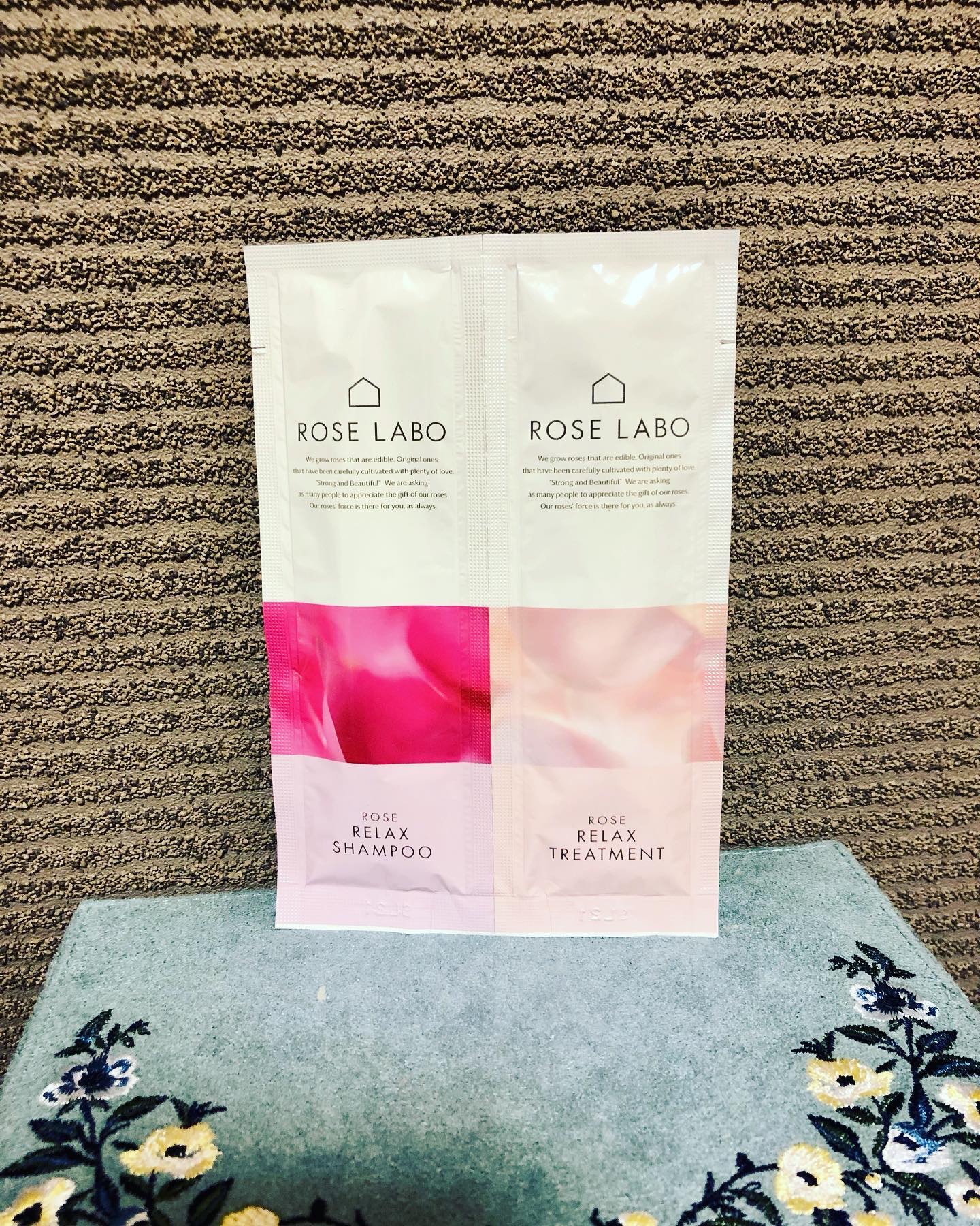 ローズリラックスシャンプー&トリートメント トライアル 1回分/ROSE LABO/市販シャンプーを使ったクチコミ（1枚目）